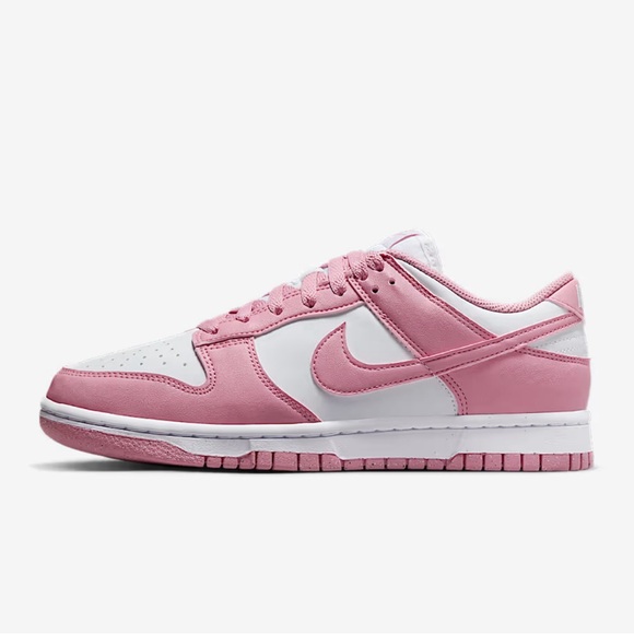 Nike Pink and White Dunk Low Next Nature - Picture 3 of 7